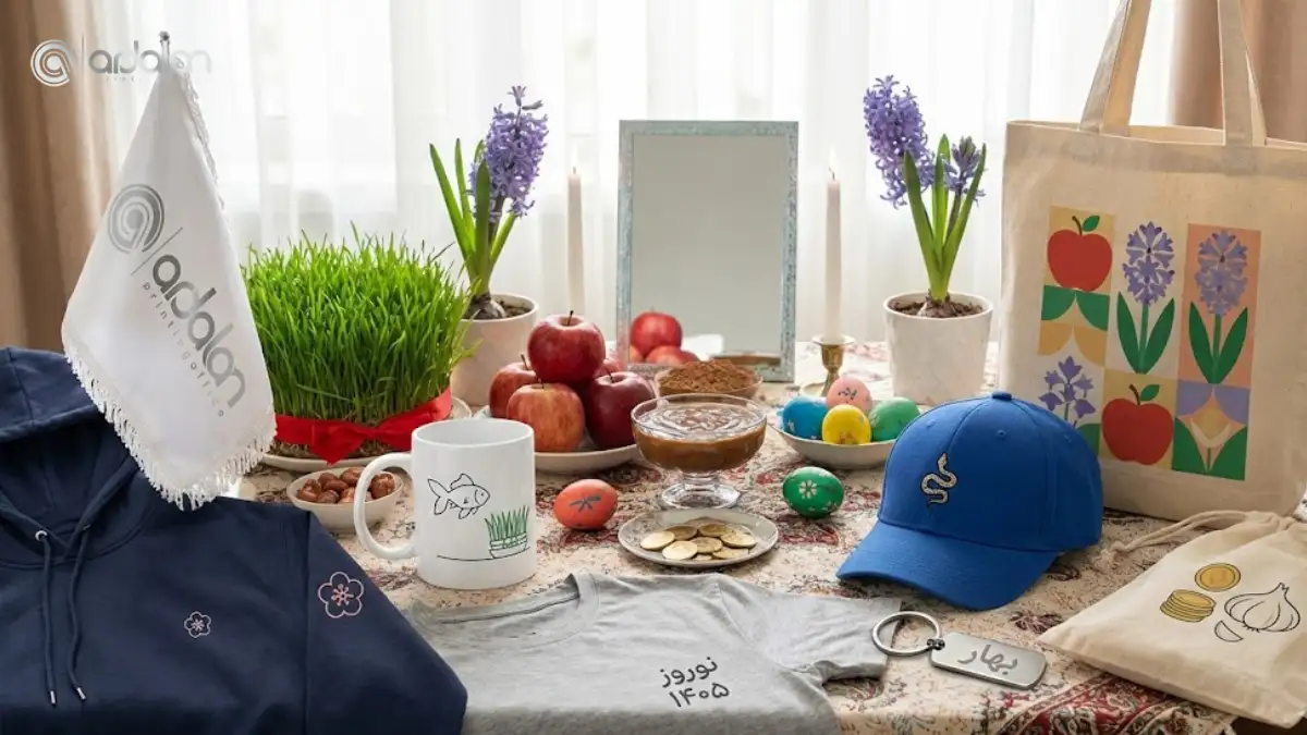 مجموعه کامل هدایای تبلیغاتی نوروزی با چاپ اردلان