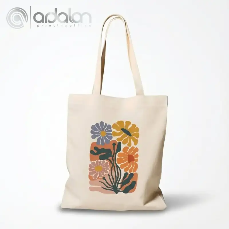 چاپ بگ پارچه ای طرح گل