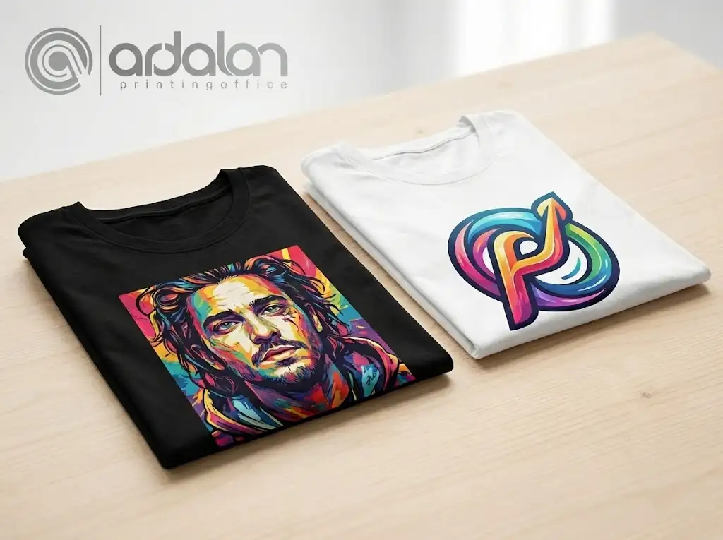 چاپ تیشرت پنبه ای